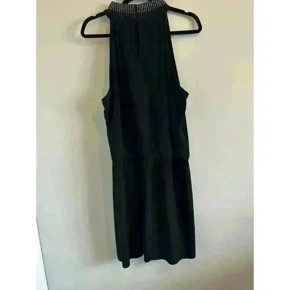 White House Black Market Beaded Neckline Halter Cocktail Dress Size XL - Picture 2 of 8